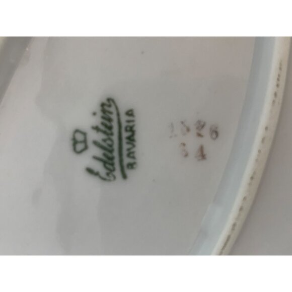 VTG 40s Edelstein Bavaria Porcelain Serving Platter Medium Size 13"x8" L10135 - Picture 6 of 6